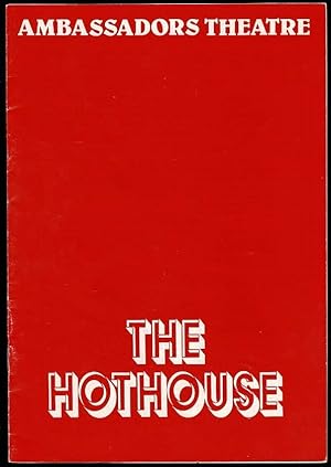 The Hothouse by Harold Pinter: Ambassadors Theatre Programme