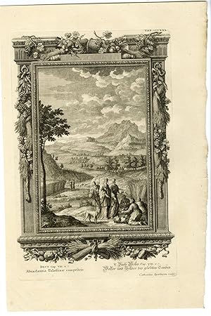 Antique Print-PALESTINE-THE PROMISED LAND-TAB.CCCXXX-Scheuchzer-c.1731