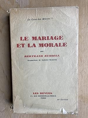 Le mariage et la morale