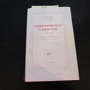 Imagen del vendedor de Correspondances  trois voix 1888-1920 a la venta por Bookstore-Online