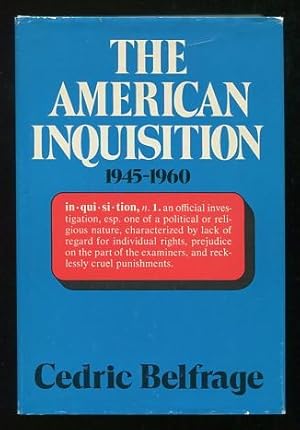 Bild des Verkufers fr The American Inquisition 1945-1960 [*SIGNED*] zum Verkauf von ReadInk, ABAA/IOBA