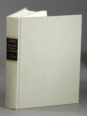 Bild des Verkufers fr A short title catalogue of eighteenth century printed books in the National Library of Medicine zum Verkauf von Rulon-Miller Books (ABAA / ILAB)