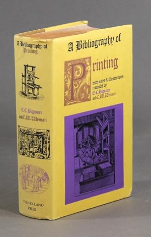 Imagen del vendedor de A bibliography of printing a la venta por Rulon-Miller Books (ABAA / ILAB)