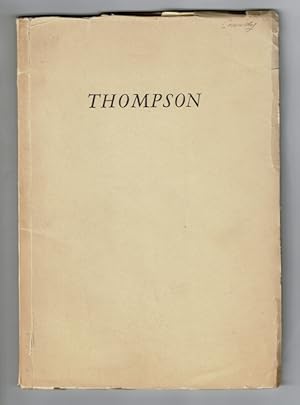An account of books and manuscripts of Francis Thompson