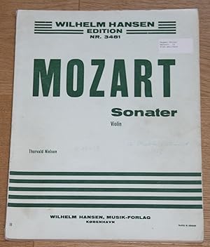 Bild des Verkufers fr Mozart Sonater Violin. zum Verkauf von Antiquariat Gallenberger