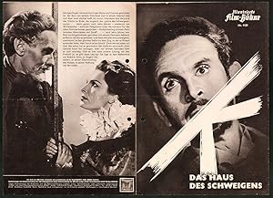 Seller image for Filmprogramm IFB Nr. 1121, K Das Haus des Schweigens, Ernst Deutsch, Kthe Dyckhoff, Regie Hans Hinrich for sale by Bartko-Reher