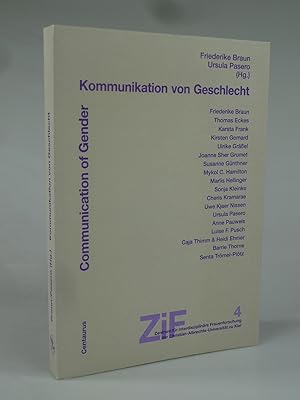 Seller image for Kommunikation von Geschlecht. Communication of Gender. for sale by Antiquariat Dorner