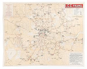 L.C.C. Trams. [London] Map and Guide.