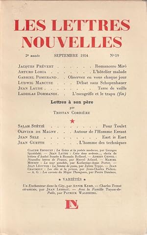 Imagen del vendedor de Romancero Miro. [L'htelier malade - Observez en vous chaque jour - Dbat sans Schopenhauer - Terre de veille - L'escogriffe et le trapu] a la venta por ARTLINK