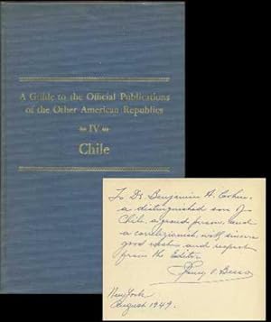 A Guide to the Official Publications of The Other American Republics: Chile (Latin American Serie...