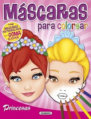 Imagen del vendedor de Mscaras para colorear. Princesas. Edad: 4+. a la venta por La Librera, Iberoamerikan. Buchhandlung