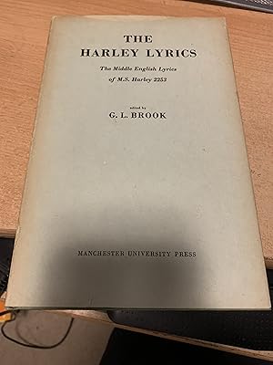 Seller image for Harley Lyrics (Old & Middle English Texts) for sale by Cotswold Rare Books