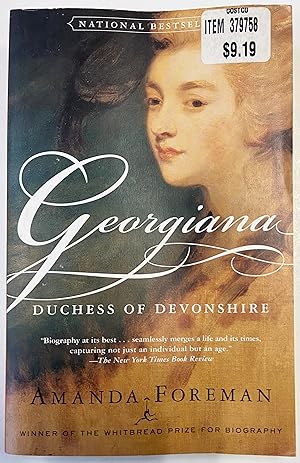 Bild des Verkufers fr Georgiana: Duchess of Devonshire zum Verkauf von Heritage Books