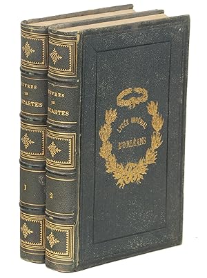 Seller image for Oeuvres de Descartes [= Works of Descartes]; Discours de la Mthode, Mditations, etc.; Les Principes de la Philosophie, Les Passions de L'Ame, etc. [= Discourse on Method, Meditations; Principles of Philosophy, The Passions of the Soul, etc.] for sale by Evening Star Books, ABAA/ILAB