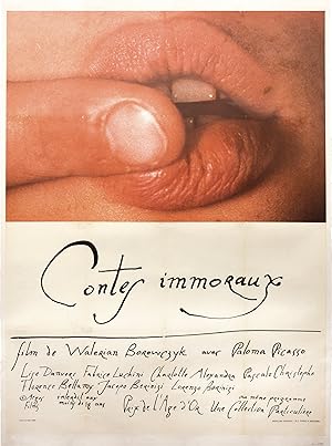 Imagen del vendedor de Immoral Tales [Contes immoraux] (Original French grande poster from the 1973 anthology film) a la venta por Royal Books, Inc., ABAA