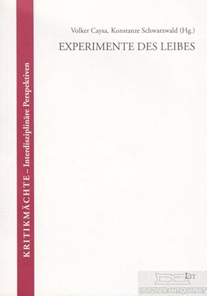 Imagen del vendedor de Experimente des Leibes a la venta por Leipziger Antiquariat