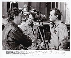 Bild des Verkufers fr Ghostbusters (Original photograph of Ivan Reitman, Dan Aykroyd, and Bill Murray on the set of the 1984 film) zum Verkauf von Royal Books, Inc., ABAA