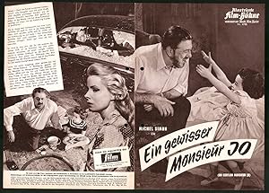 Imagen del vendedor de Filmprogramm IFB Nr. 4786, Ein gewisser Monsieur Jo, Michel Simon, Genevieve Kervine, Regie Rene Jolivet a la venta por Bartko-Reher