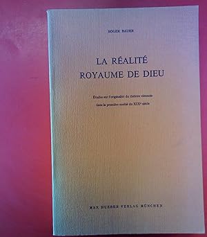 Bild des Verkufers fr La Ralit Royaume De Dieu. tudes sur l originalit du thtre viennois dans la premire moiti du XIXe sicle zum Verkauf von biblion2