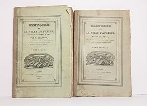 Bild des Verkufers fr Histoire de la ville d'Auxerre - Tomes 1 et 2 zum Verkauf von Librairie KOEGUI