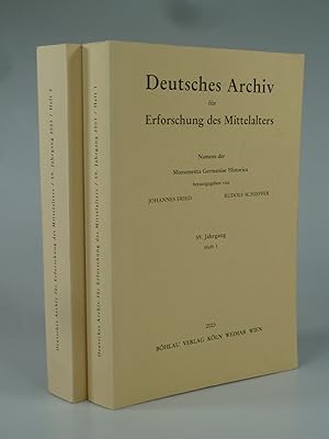 Bild des Verkufers fr Deutsches Archiv fr Erforschung des Mittelalters 59. Jahrgang Heft 1+2. zum Verkauf von Antiquariat Dorner
