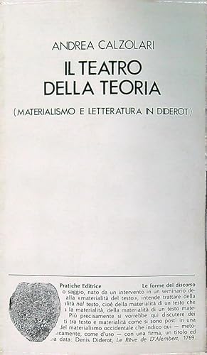 Bild des Verkufers fr Il teatro della teoria zum Verkauf von Librodifaccia