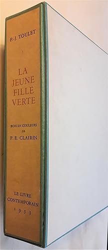 La Jeune Fille Verte. Bois en couleurs de Pierre Eugène Clairin.