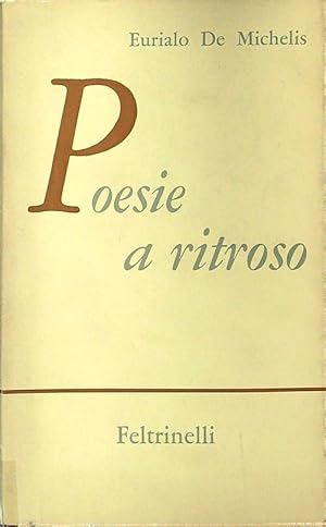 Bild des Verkufers fr Poesie a ritroso zum Verkauf von Librodifaccia