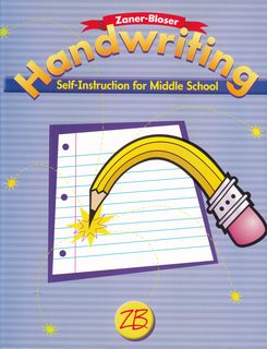 Zaner Bloser Handwriting Self Instruction for Middle School