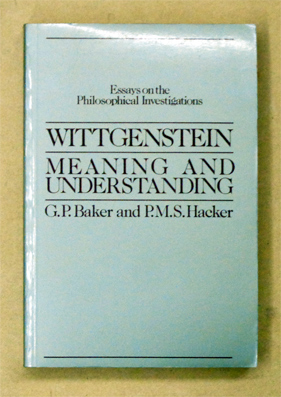 Bild des Verkufers fr Meaning and Understanding. zum Verkauf von antiquariat peter petrej - Bibliopolium AG