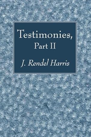 Seller image for Testimonies, Part 2 [Soft Cover ] for sale by booksXpress