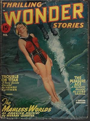 Image du vendeur pour THRILLING WONDER Stories: February, Feb. 1947 mis en vente par Books from the Crypt