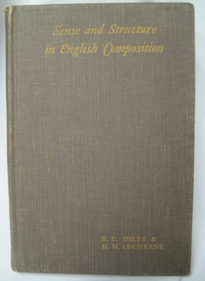 Seller image for Sense and Structure in English Composition for sale by Reflection Publications