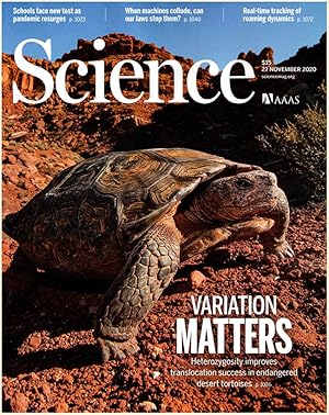 Science Magazine (4 November 2020 issues, Vol 370)