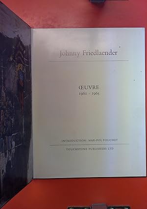 Seller image for Oeuvre 1961-1965 for sale by biblion2