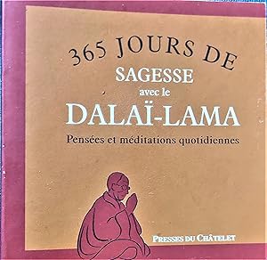 Image du vendeur pour 365 jours de sagesse avec le Dala-lama. mis en vente par Librairie Pique-Puces