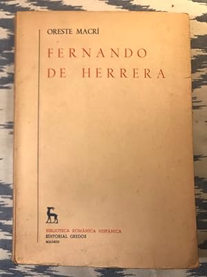 Imagen del vendedor de Fernando De Herrera a la venta por Campbell Llibres