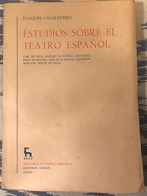 Seller image for Estudios Sobre El Teatro Espaol for sale by Campbell Llibres