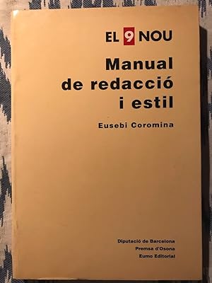 Bild des Verkufers fr El 9Nou. Manual De Redacci I Estil zum Verkauf von Campbell Llibres