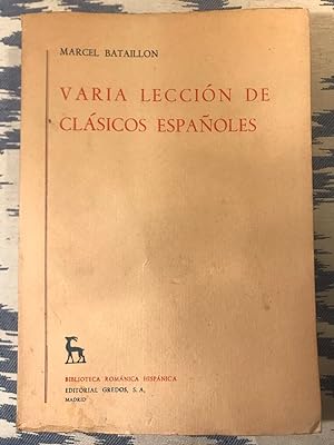 Varia Lección De Clásicos Españoles