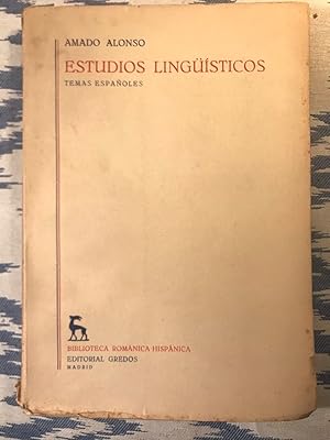 Immagine del venditore per Estudios Lingsticos. Temas Espaoles venduto da Campbell Llibres