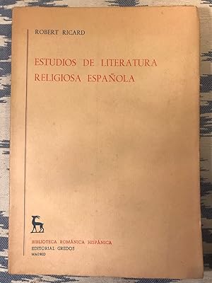 Estudios De Literatura Religiosa Española