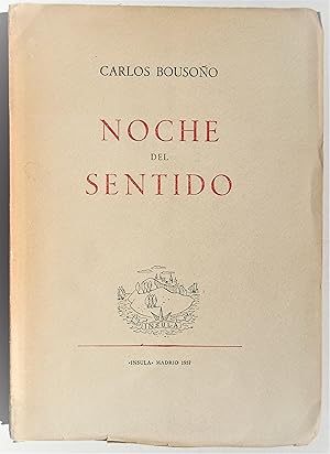 Seller image for Noche del Sentido for sale by Libros del Ayer ABA/ILAB