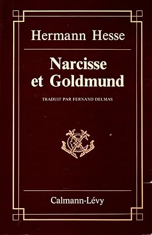Bild des Verkufers fr Narcisse et Goldmund zum Verkauf von JP Livres