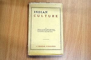 Bild des Verkufers fr Indian Culture zum Verkauf von HALCYON BOOKS
