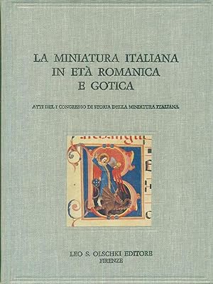 Immagine del venditore per La miniatura italiana in eta' romanica e gotica venduto da Miliardi di Parole