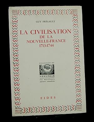 Bild des Verkufers fr La Civilisation de la Nouvelle-France zum Verkauf von Livres d'Antan