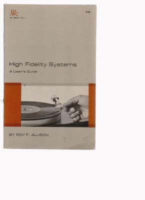 Imagen del vendedor de High Fidelity Systems a la venta por Robinson Street Books, IOBA