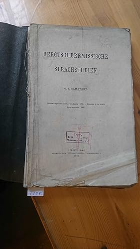 Bergtscheremissische Sprachstudien