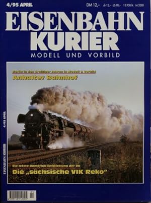 Bild des Verkufers fr Eisenbahn-Kurier Heft Nr. 4/1995 (April 1995). zum Verkauf von Versandantiquariat  Rainer Wlfel